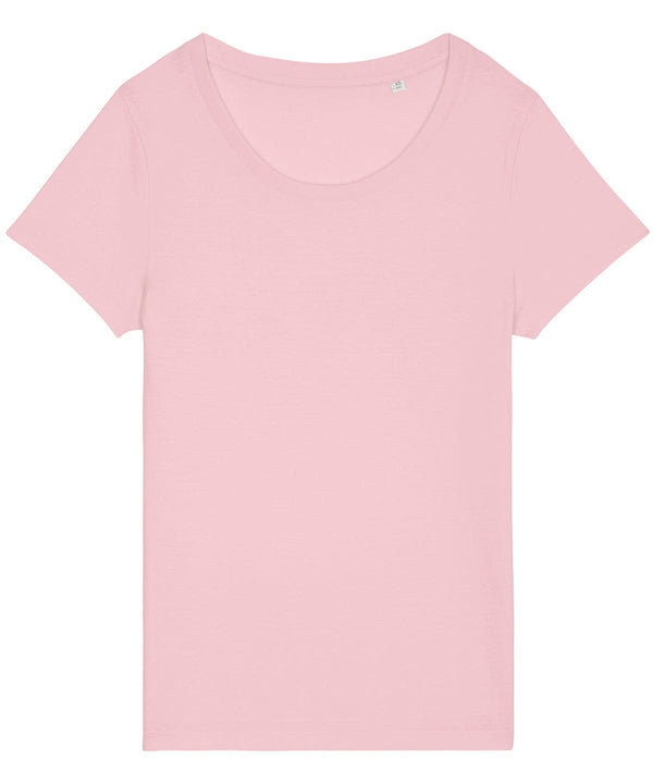 Cotton Pink - Women's Stella Jazzer the essential t-shirt (STTW039) T-Shirts Stanley/Stella Exclusives, New Colours For 2022, Organic & Conscious, Plus Sizes, Raladeal - Recently Added, Raladeal - Stanley Stella, Rebrandable, Stanley/ Stella, T-Shirts & Vests Schoolwear Centres