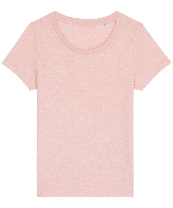 Cream Heather Pink - Women's Stella Jazzer the essential t-shirt (STTW039) T-Shirts Stanley/Stella Exclusives, New Colours For 2022, Organic & Conscious, Plus Sizes, Raladeal - Recently Added, Raladeal - Stanley Stella, Rebrandable, Stanley/ Stella, T-Shirts & Vests Schoolwear Centres