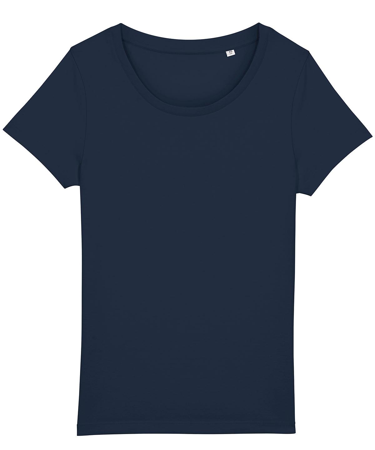 French Navy - Women's Stella Jazzer the essential t-shirt (STTW039) T-Shirts Stanley/Stella Exclusives, New Colours For 2022, Organic & Conscious, Plus Sizes, Raladeal - Recently Added, Raladeal - Stanley Stella, Rebrandable, Stanley/ Stella, T-Shirts & Vests Schoolwear Centres