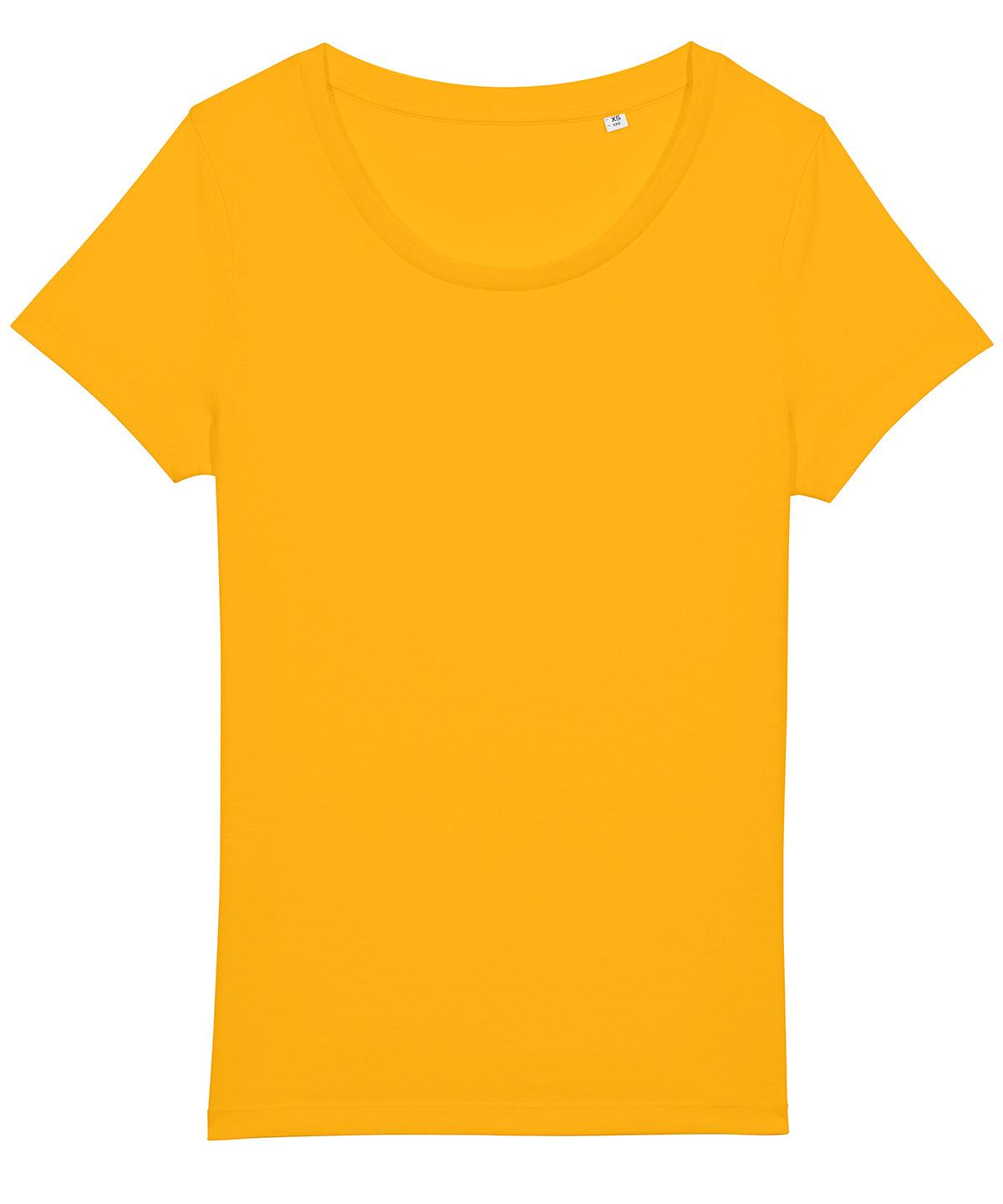 Spectra Yellow - Women's Stella Jazzer the essential t-shirt (STTW039) T-Shirts Stanley/Stella Exclusives, New Colours For 2022, Organic & Conscious, Plus Sizes, Raladeal - Recently Added, Raladeal - Stanley Stella, Rebrandable, Stanley/ Stella, T-Shirts & Vests Schoolwear Centres