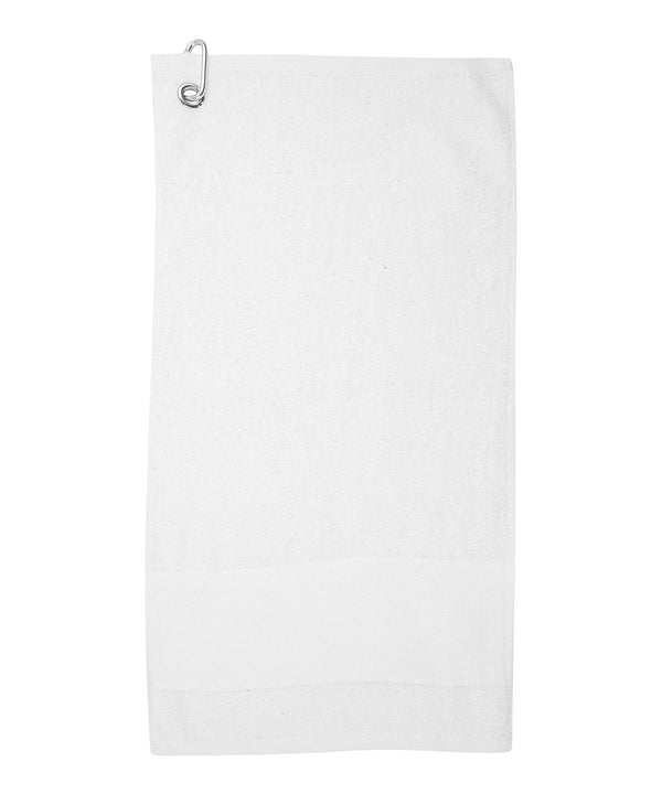 White - Printable border golf towel Towels Towel City Homewares & Towelling, Rebrandable Schoolwear Centres