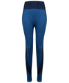 Bright Blue/Navy - Women's seamless panelled leggings Leggings Tombo Activewear & Performance, Leggings, Must Haves, On-Trend Activewear, Padded Perfection, Plus Sizes, Raladeal - Recently Added, Rebrandable, Sports & Leisure, Trousers & Shorts Schoolwear Centres