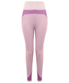 Light Pink/Purple - Women's seamless panelled leggings Leggings Tombo Activewear & Performance, Leggings, Must Haves, On-Trend Activewear, Padded Perfection, Plus Sizes, Raladeal - Recently Added, Rebrandable, Sports & Leisure, Trousers & Shorts Schoolwear Centres