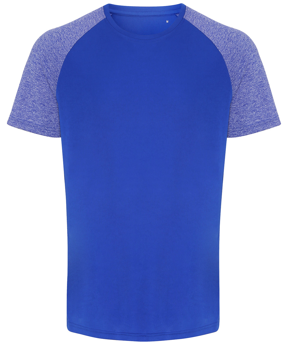 Royal/Blue Melange - TriDri® contrast sleeve performance t-shirt T-Shirts TriDri® Activewear & Performance, Exclusives, Plus Sizes, Rebrandable, Sports & Leisure, T-Shirts & Vests, UPF Protection Schoolwear Centres