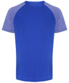 Royal/Blue Melange - TriDri® contrast sleeve performance t-shirt T-Shirts TriDri® Activewear & Performance, Exclusives, Plus Sizes, Rebrandable, Sports & Leisure, T-Shirts & Vests, UPF Protection Schoolwear Centres