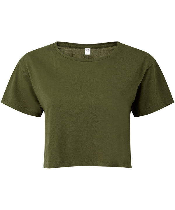 Olive - Women's TriDri® crop top T-Shirts TriDri® Activewear & Performance, Back to the Gym, Cropped, Exclusives, Lounge Sets, Must Haves, On-Trend Activewear, Padded Perfection, Raladeal - Recently Added, Rebrandable, Sports & Leisure, T-Shirts & Vests, Trending Loungewear Schoolwear Centres