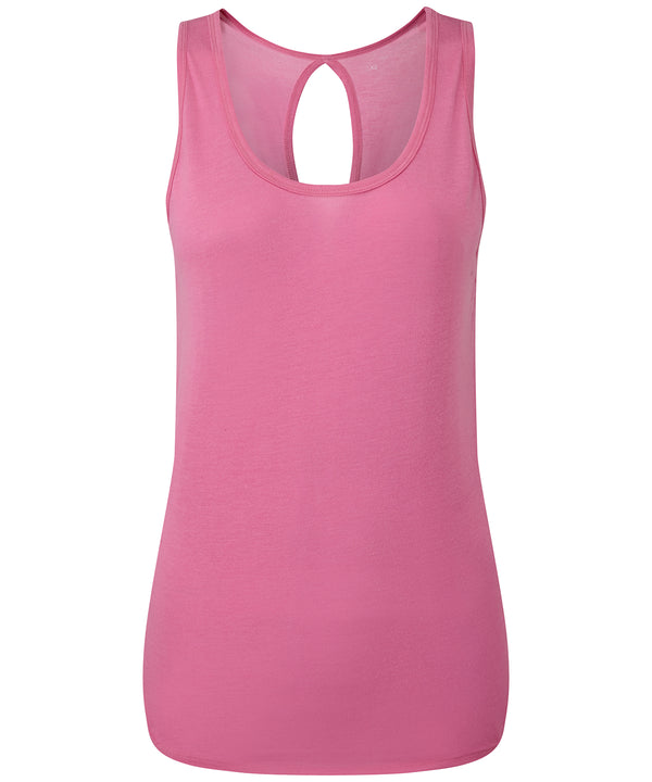Candy Pink - Women's TriDri® tie-back vest Vests TriDri® Activewear & Performance, Exclusives, On-Trend Activewear, Padded Perfection, Plus Sizes, Rebrandable, Sports & Leisure, T-Shirts & Vests Schoolwear Centres