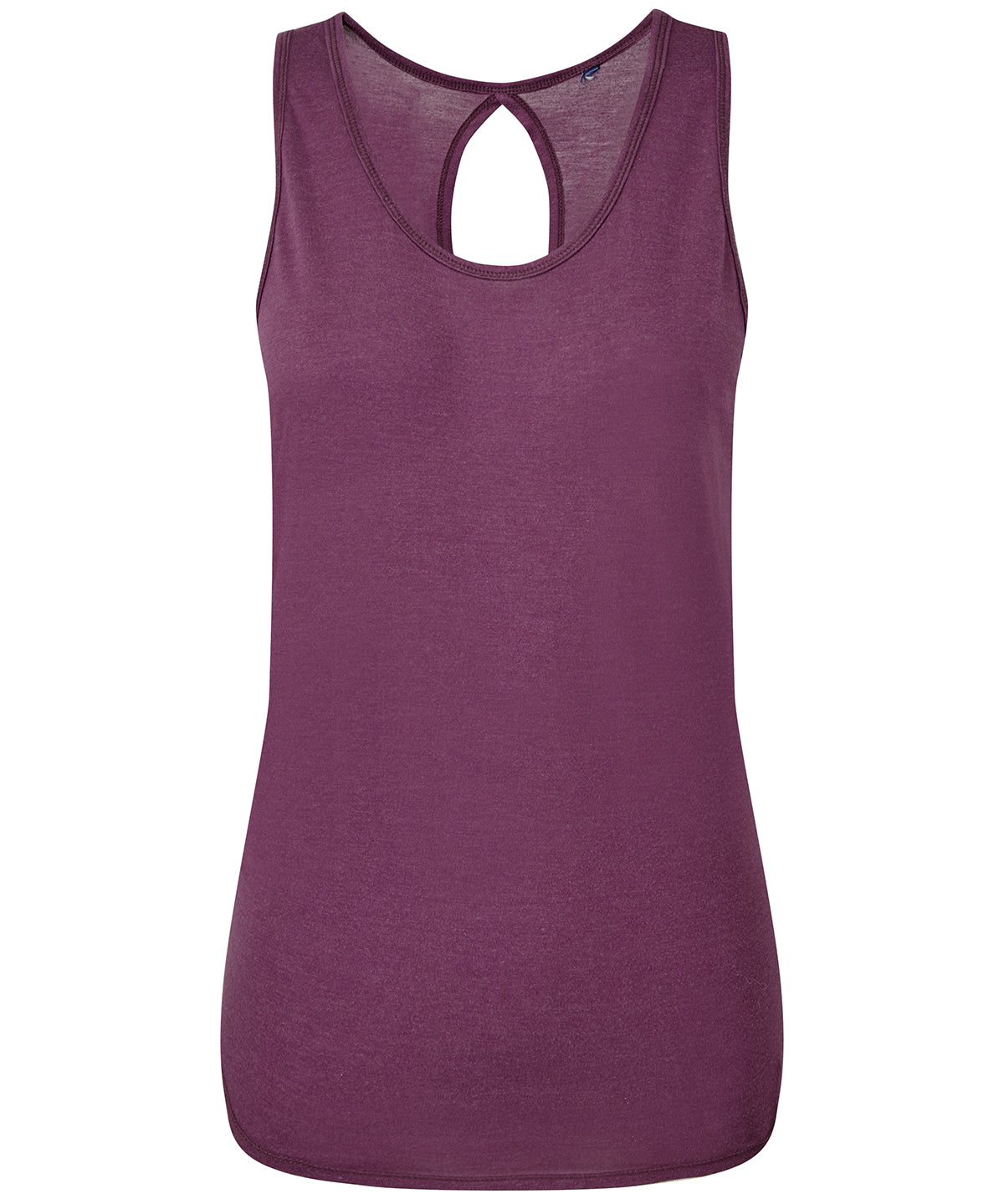 Plum - Women's TriDri® tie-back vest Vests TriDri® Activewear & Performance, Exclusives, On-Trend Activewear, Padded Perfection, Plus Sizes, Rebrandable, Sports & Leisure, T-Shirts & Vests Schoolwear Centres