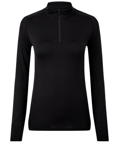 Full Black* - Women's TriDri® seamless '3D fit' multi-sport performance zip top Sports Overtops TriDri® Activewear & Performance, Exclusives, Must Haves, Outdoor Sports, Raladeal - Recently Added, Sports & Leisure, Team Sportswear Schoolwear Centres