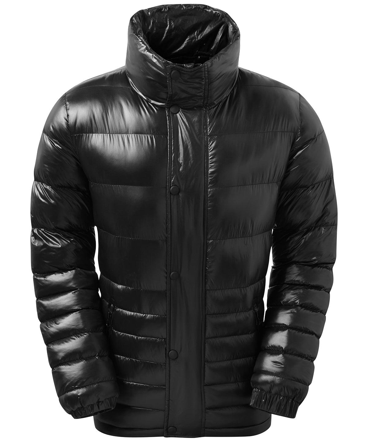 Black - Sloper padded jacket Jackets 2786 Jackets & Coats, Leggings, Padded Perfection, Plus Sizes, Rebrandable, Warm Clothing Schoolwear Centres