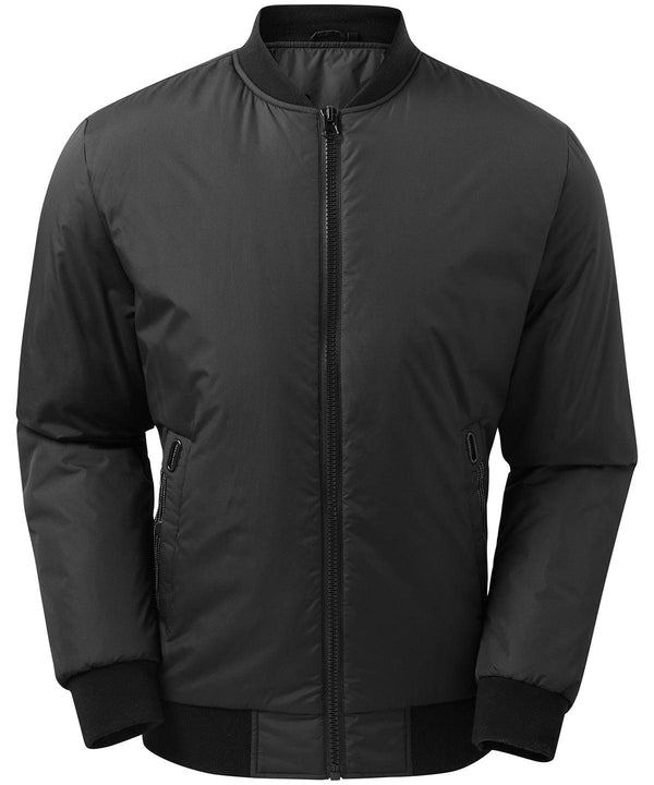 Black - Delta plain bomber jacket Jackets 2786 Alfresco Dining, Jackets & Coats, Leggings, Plus Sizes, Rebrandable, Warm Clothing Schoolwear Centres