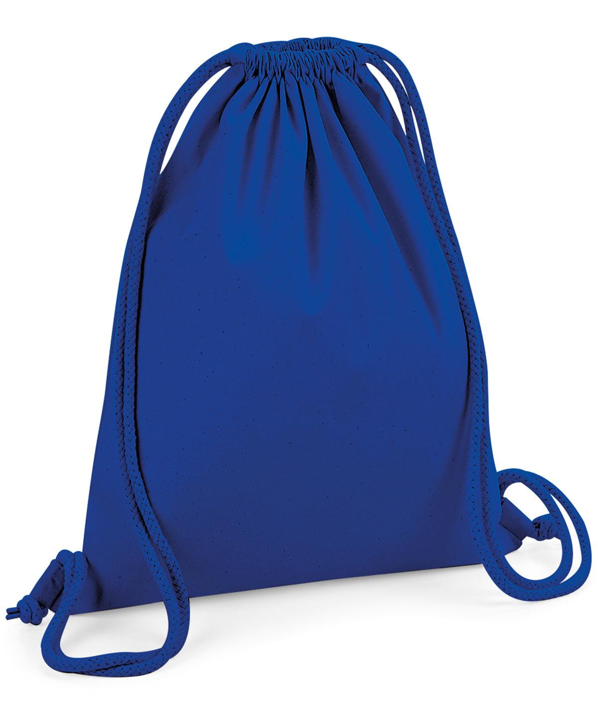 Bright Royal - Organic premium cotton gymsac Bags Westford Mill Bags & Luggage, Organic & Conscious Schoolwear Centres