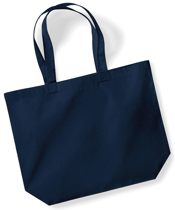 French Navy - Organic premium cotton maxi tote Bags Westford Mill Bags & Luggage, Must Haves, Next Gen, Organic & Conscious, Rebrandable Schoolwear Centres