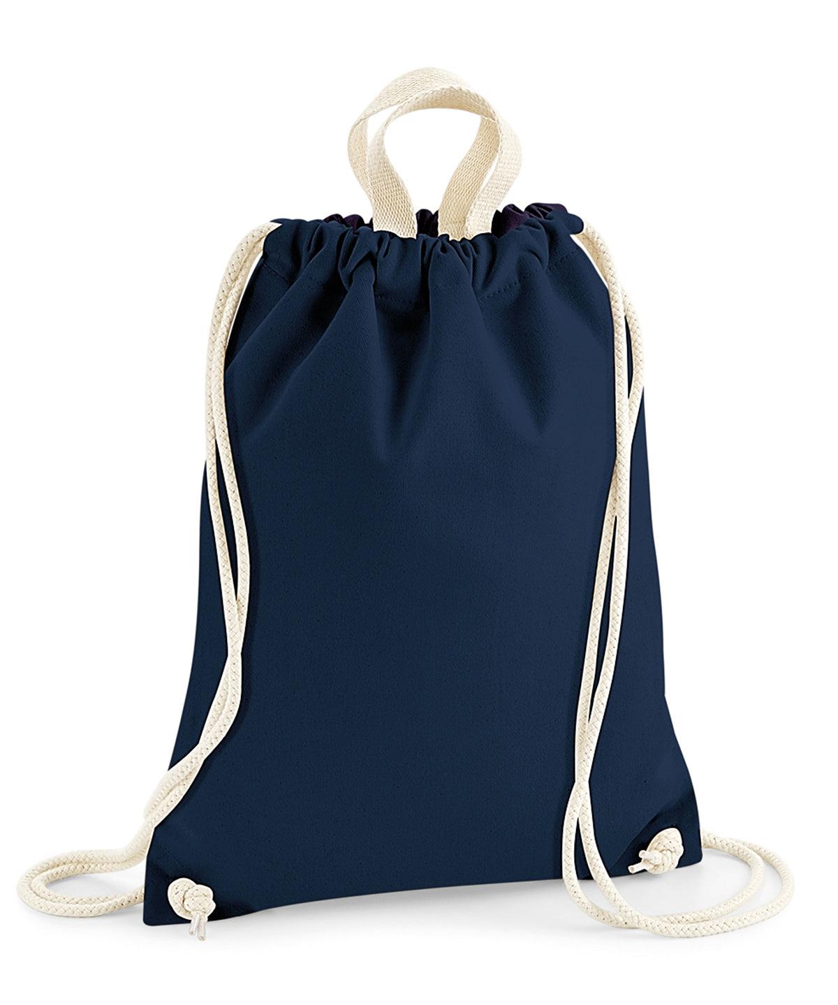 French Navy - Nautical gymsac Bags Westford Mill Bags & Luggage, Holiday Season, Rebrandable, Summer Accessories Schoolwear Centres