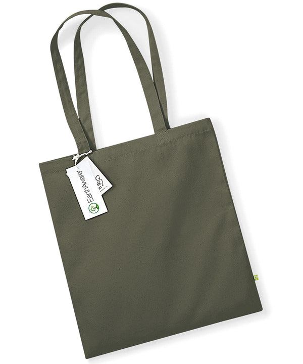 Olive Green - EarthAware® organic bag for life Bags Westford Mill Bags & Luggage, Must Haves, Organic & Conscious Schoolwear Centres