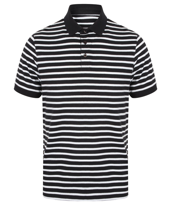 Striped Jersey polo shirt