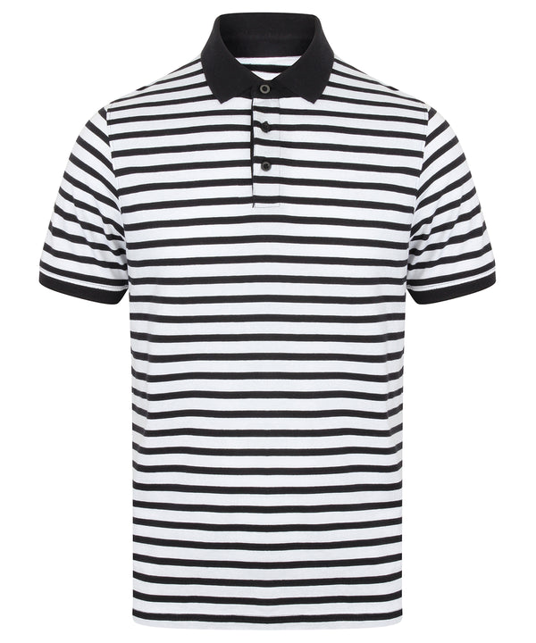 Striped Jersey polo shirt