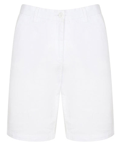 White - Stretch chino shorts Shorts Front Row Plus Sizes, Raladeal - Recently Added, Rebrandable, Trousers & Shorts, Workwear Schoolwear Centres