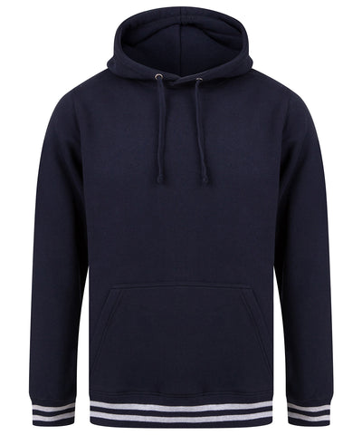 Hoodie with striped cuffs 