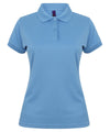 Mid Blue - Women's Coolplus® polo shirt Polos Henbury Must Haves, Plus Sizes, Polos & Casual, Raladeal - Recently Added, Safe to wash at 60 degrees, Women's Fashion Schoolwear Centres