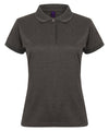 Heather Charcoal - Women's Coolplus® polo shirt Polos Henbury Must Haves, Plus Sizes, Polos & Casual, Raladeal - Recently Added, Safe to wash at 60 degrees, Women's Fashion Schoolwear Centres