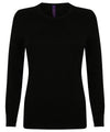 Black - Women's crew neck jumper Knitted Jumpers Henbury Knitwear, Raladeal - Recently Added Schoolwear Centres