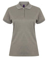 Heather Grey - Women's Coolplus® polo shirt Polos Henbury Must Haves, Plus Sizes, Polos & Casual, Raladeal - Recently Added, Safe to wash at 60 degrees, Women's Fashion Schoolwear Centres