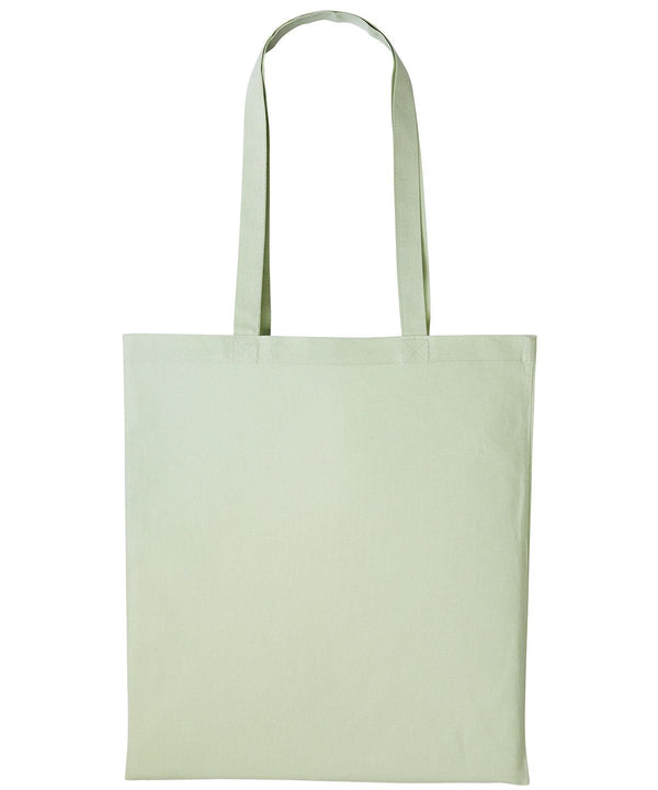 Pastel MInt - Cotton shopper long handle Bags Nutshell® Bags & Luggage, Crafting, Must Haves, Perfect for DTG print Schoolwear Centres