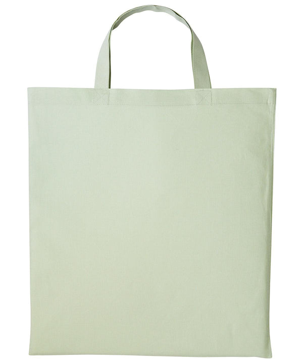 Pastel MInt - Cotton shopper short handle Bags Nutshell® Bags & Luggage, Crafting, Gifting, Must Haves, Perfect for DTG print Schoolwear Centres