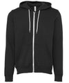 Unisex polycotton fleece full-zip hoodie