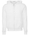 DTG White - Unisex polycotton fleece full-zip hoodie Hoodies Bella Canvas Freshers Week, Hoodies, Hyperbrights and Neons, Must Haves, New Colours For 2022, Rebrandable Schoolwear Centres