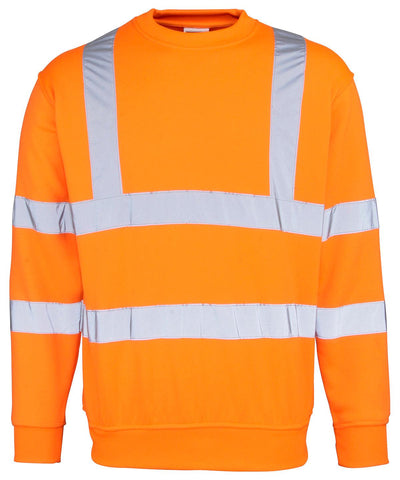 Fluorescent Yellow - High visibility sweatshirt Sweatshirts Last Chance to Buy Plus Sizes, Safetywear, Sweatshirts, Workwear Schoolwear Centres