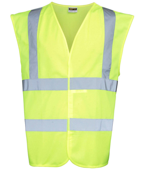 Fluorescent Orange - High visibility Waistcoat Safety Vests Last Chance to Buy Plus Sizes, Safety Essentials, Safetywear, Workwear Schoolwear Centres