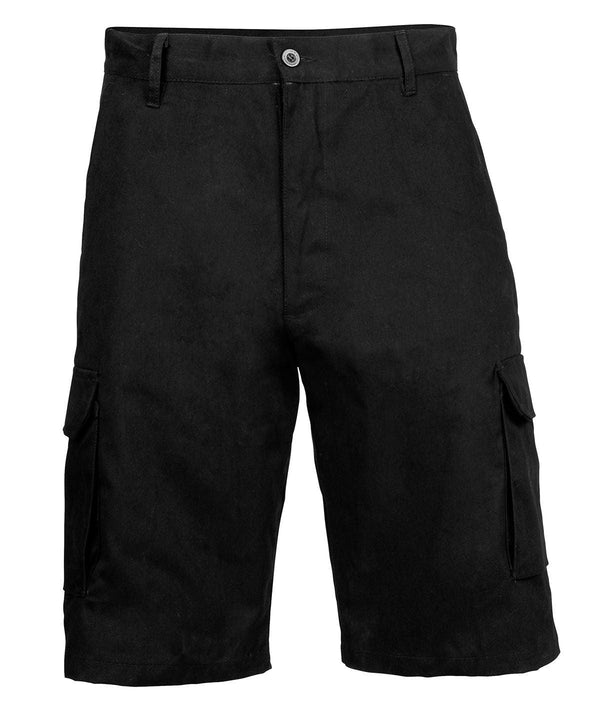 Black - Cotton cargo shorts Shorts Last Chance to Buy Plus Sizes, Trousers & Shorts, Workwear Schoolwear Centres