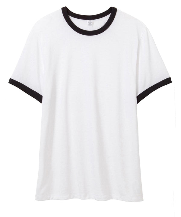 White/Red - 50/50 Vintage Jersey ringer t-shirt T-Shirts Last Chance to Buy Alternative Apparel, Organic & Conscious, Rebrandable, T-Shirts & Vests Schoolwear Centres
