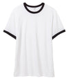 White/Maize - 50/50 Vintage Jersey ringer t-shirt T-Shirts Last Chance to Buy Alternative Apparel, Organic & Conscious, Rebrandable, T-Shirts & Vests Schoolwear Centres