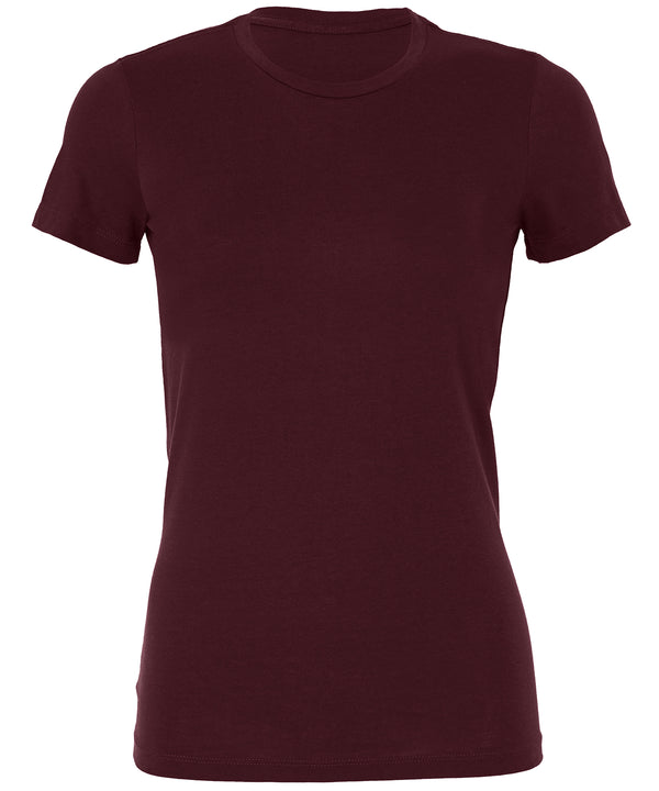 Sheer mini rib crew neck t-shirt