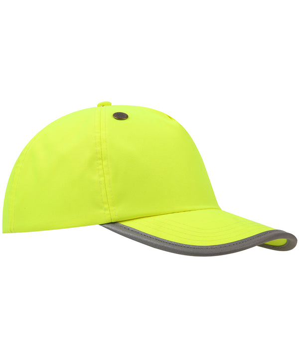 Hi-vis Yellow - Safety bump cap (TFC100) Caps Yoko Headwear, PPE, Rebrandable, Safetywear, Workwear Schoolwear Centres