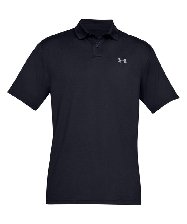 Black/Pitch Grey - Performance polo textured Polos Under Armour Activewear & Performance, Exclusives, Gifting, Must Haves, New Colours For 2022, New Sizes for 2021, Plus Sizes, Polos & Casual, Premium, Premium Sports, Sports & Leisure, Team Sportswear Schoolwear Centres
