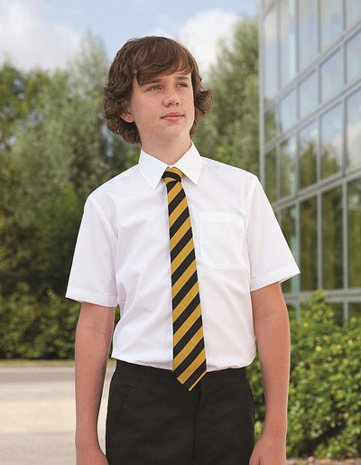 Boys 2pk Short Sleeve Shirt | Non-Iron Shirt | Available in 3 Colours - Schoolwear Centres | School Uniform Centres