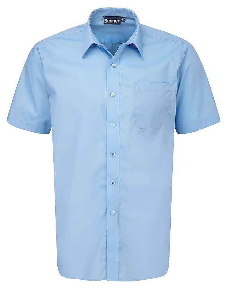 Boys 2pk Short Sleeve Shirt | Non-Iron Shirt | Available in 3 Colours - Schoolwear Centres | School Uniform Centres