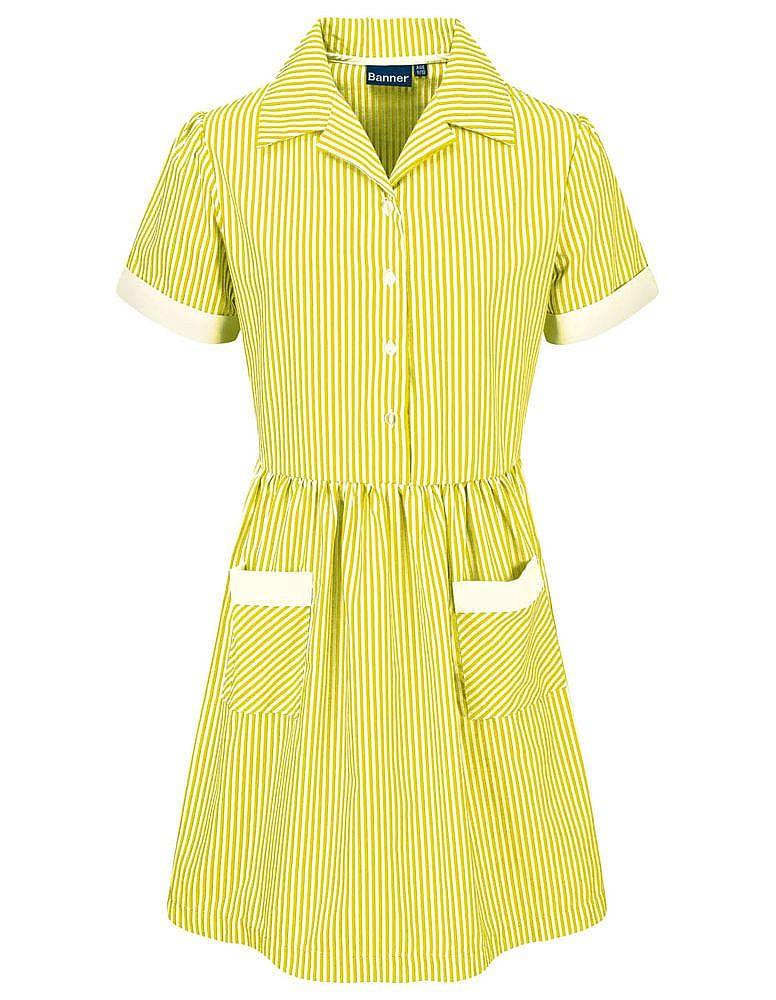 Corded Stripe Summer Dresses - Schoolwear Centres | School Uniform Centres