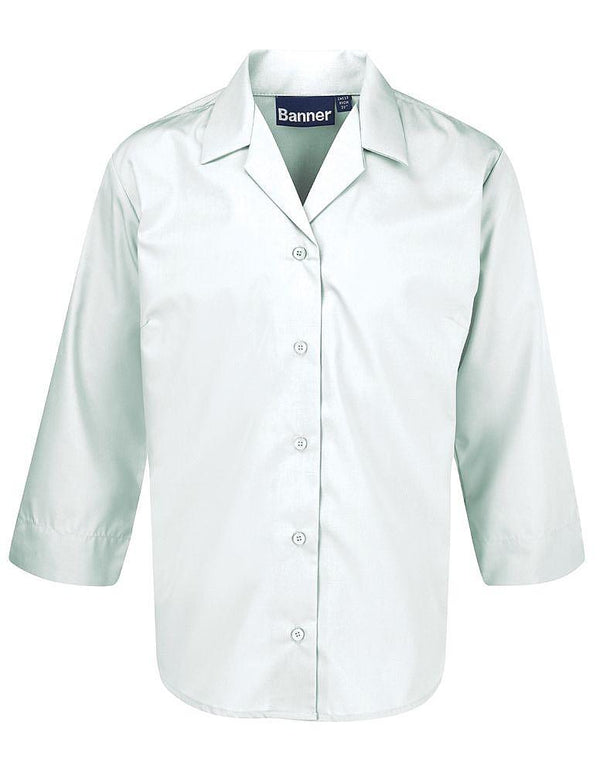 Single Pack - 3/4 Sleeve Revere Blouses - Schoolwear Centres | School Uniform Centres