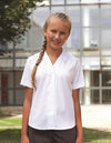 Single Pack - Short Sleeve Revere Blouses - Schoolwear Centres | School Uniform Centres