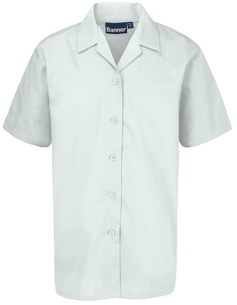 Short Sleeve Revere Blouses - Twin Packs - Schoolwear Centres | School Uniform Centres