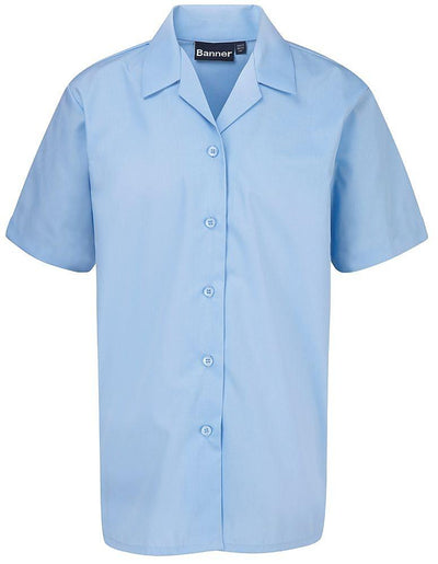 Short Sleeve Revere Blouses - Twin Packs - Schoolwear Centres | School Uniform Centres