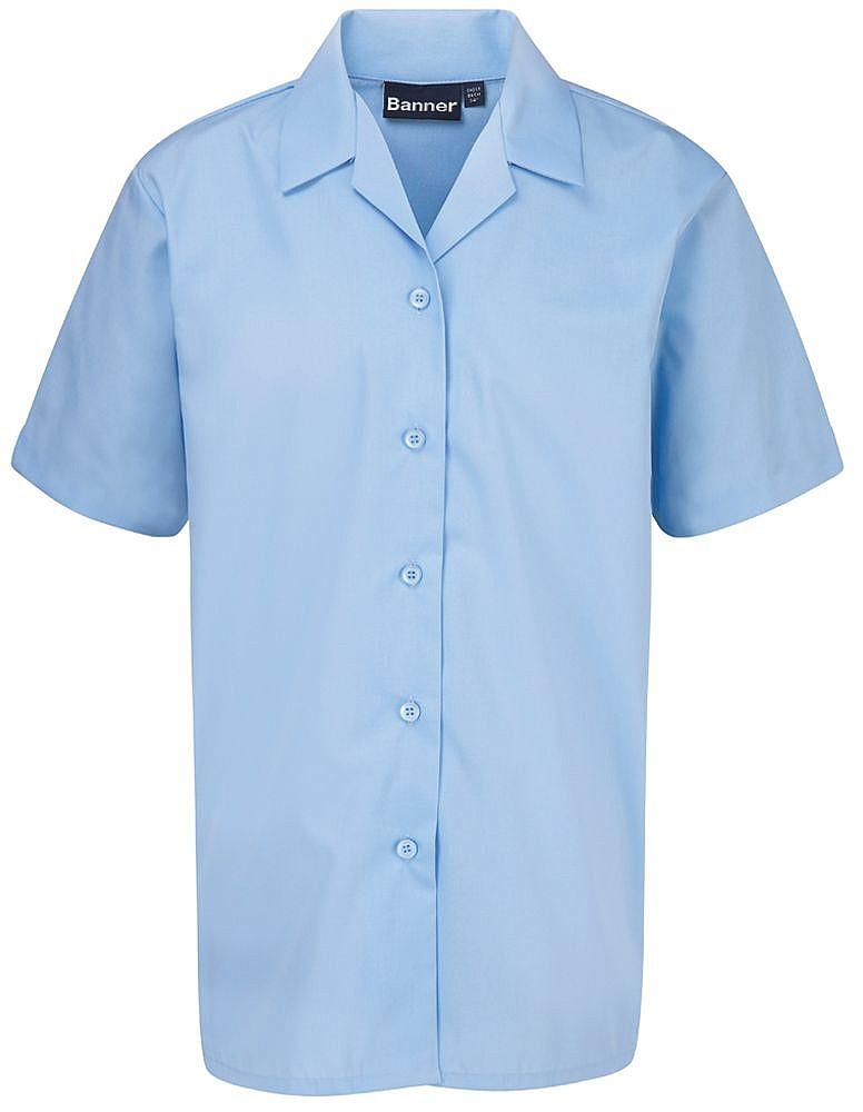 Short Sleeve Revere Blouses - Twin Packs - Schoolwear Centres | School Uniform Centres