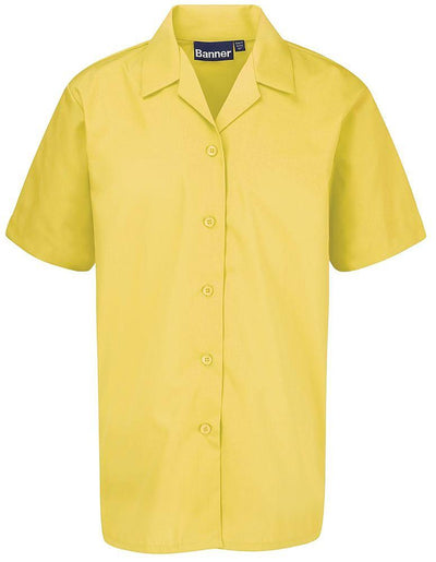 Short Sleeve Revere Blouses - Twin Packs - Schoolwear Centres | School Uniform Centres