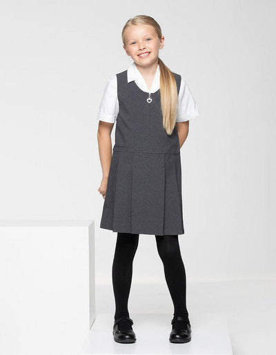 Banner - Lynton Pleated Pinafore | Navy Blue | Grey - Schoolwear Centres | School Uniforms near me