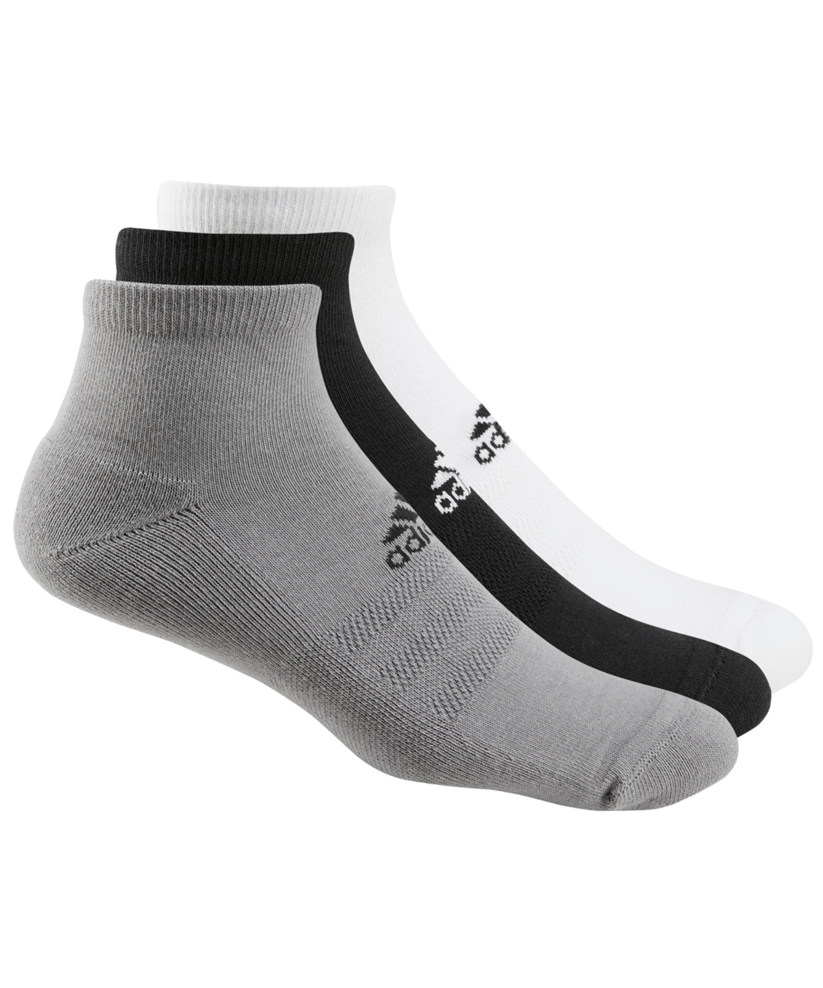 adidas® 3-pack golf ankle socks